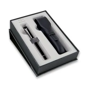 Parker Duofold Classic Black CT Füllfederhalter CNT, Geschenkset mit Etui